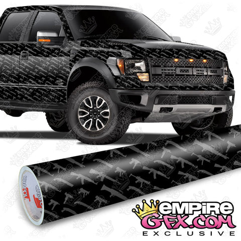 Gun Show Black & Gray Wrap Vinyl